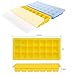 Adoric Ice Cube Trays 2 Pack, Easy-Release Silicone Honeycomb Shape Ice Tray, Ice Cube Mold for Chilling Bourbon Whiskey, Cocktail, Beverages, 38 Cubes Each BPA Free, FDA/LFGB Approval