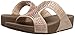FitFlop Women's Glitzie Slide Sandal, Nude, 7 M US