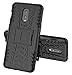 OnePlus 6T Case SunRemex Durable Armor Full Body Protective Resilient Shock Absorption Kickstand Design OnePlus 6T Phone (Black)