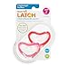 Munchkin Latch Lightweight Infant Orthodontic Pacifier, Red/Pink, 3+ Months, 2 Count