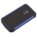 kwmobile Full Armor Case for Samsung Galaxy S3 Mini i8190 - Heavy Duty Shockproof Protective Hybrid Case Cover - Blue/Black