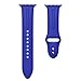 Sundo Soft Silicone Band Apple Watch 38mm 42mm,Classic Replacement Wrist Strap Bracelet Band Apple Watch Nike+ Sport Edition Series 1 Series 2 Series 3（ Royal Blue 42mm M/L）