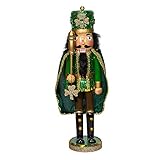 Kurt S. Adler 15-Inch Irish Cape Nutcracker, Multi