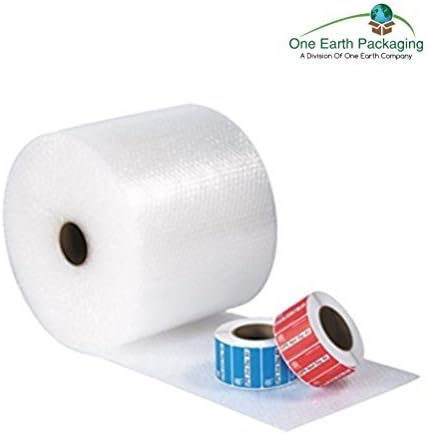 One Earth Bubble Wrap Roll, 12 Inches x 150 Feet- Perforated Every 12 Inches