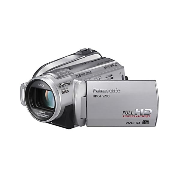 Panasonic HDC-HS200 EG-S Full HD-Camcorder (SD/SDHC-Card, 80 GB Festplatte, 12-fach opt. Zoom, 6,9 cm (2,7 Zoll) Display… – Bild 4