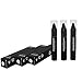 Possiave Hair Lipstick-Non-Toxic Temporary Hair Dye Color-No Mess-Last up to 2 Days- Works on All Hair Color and Cover White Hair Color Patch-(Black-Dark Brown-Coffee) (3 colors)