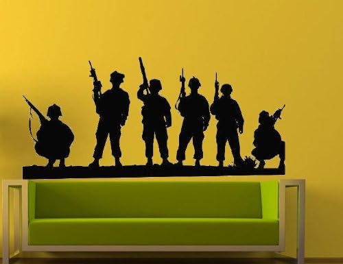 Soldiers Military Swat Vinyl Wall Sticker Decal