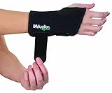 Mueller Green Fitted Wrist Brace, Black, Right Hand, Large/Extra Large