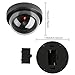 TOROTON Dummy Fake Security CCTV Dome Camera Simulation Monitor with LED Flashing Light, Outdoor and Indoor Use for Homes & Business, 4 Pack