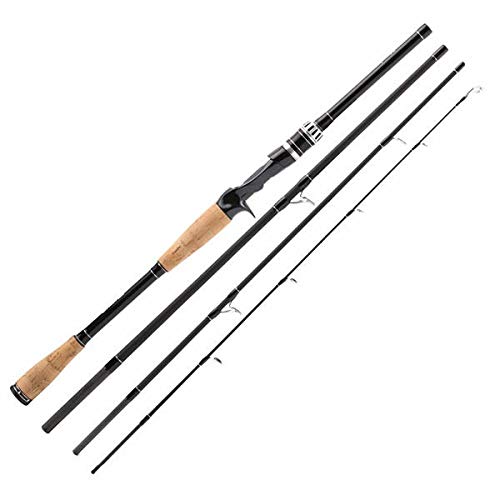 Wanglongbaihuo Leichte und tragbare Angelrute Kombination S 704M Casting 10-30g Rod Lure 4 Abschnitte Rod-Köder-Köder… – Bild 4