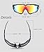 F-sport 2016 Newest Outdoor Sports Fashion Sunglasses.Great For Cycling Driving Hiking Skiing or Fishing.Changeable Lenses and Unbreakable High strength(New Black)