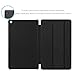 All-New Fire HD 8 2016 Case 6th Generation, Swees Slim Pu Leather Folio Flip Kidproof Protective Case with Stand for New Fire HD 8 Kids Tablet ( 6th Gen 2016 Release ) Black