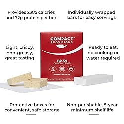 Compact Provisions BP-5s Emergency Food Supply