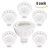 Pack of 6 MR16 Led Bulb 120v, 6000k Led Bulb, Led MR16 Light Bulbs, Replacement for Track Light Halogen Bulbs, Non Dimmable, 5 Watts