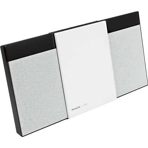 Panasonic SC-HC304EG-W Design-Stereo mit Digital DAB+ (Bluetooth, UKW, , CD, Micro- mit 20 Watt RMS) weiß