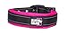 Black Rhino Dog Collars for Medium Dogs - Adjustable Reflective Heavy Duty Dog Collar with Ultra-Soft Neoprene Padding - Weatherproof, Durable, and Comfortable - Ideal for Active Dogs - Pink and Black