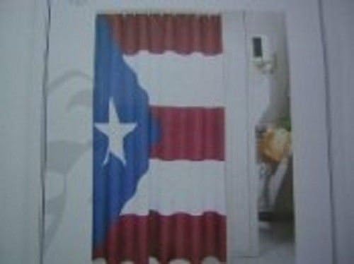 Amazon Com Puerto Rico Flag Shower Curtain 70x72 Polyester Home