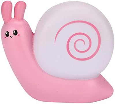 Clearance! Hot Sale! ❤️ Slow Rising Squishy Toys, Neartime Squeeze Jumbo Stress Reliever Soft Snails Doll Scented Slow Rising Toys Gifts (12cm×10cm×4.5cm, Pink)