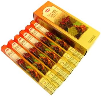 Hem 6 Pack 20 Gram Especias Indias (Estimulante) – Caja de Six 20 Varilla Hex Tubos – Dobladillo Incienso Enrollado A Mano En India: Amazon.es: Salud y cuidado personal