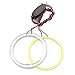 100MM Car Light LED Chips 72SMD Angel Eyes Halo Ring Headlight Warning Lamps 12V with Shell (white) 1 Pair
