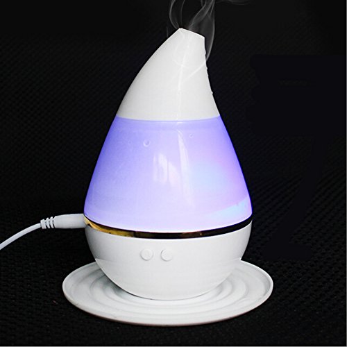 Usb drops of 7-color luminous ultrasound aromatherapy humidifier 250ml air oil disperser smart home purifier nebulizer freshener