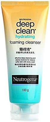 Neutrogena Deep Clean Hydrating Foaming Cleanser 100g- Effective deep cleansing and brightening power for cleaner