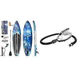 SereneLife Inflatable Stand Up Paddle Boardwith