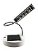 WattEDGE Super Bright 4 LED Rechargeable Solar Desk Lamp, USB Book Light, Laptop Reading Light, Flexible Gooseneck Design, IP55 Waterproof Great for Outdoors or Camping