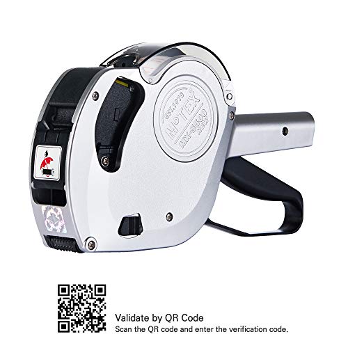 MoTEX MX-5500NEW Single Line Price Labeler, Pricemarker, Pricing Gun - One Line, 8 Digits, Label Size 22X12 (Silver) - Thumbnail 6