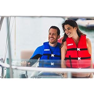 Jobe Universal Schwimmweste Rot 16 Schnorchelmasken 411mXJGpbNL. SS300 50N ISO-zertifiziert (Schwimmhilfe)
CE nach Norm ISO 12402.5
Regulierbares 3-Schnallen System (YKK-Schnallen)