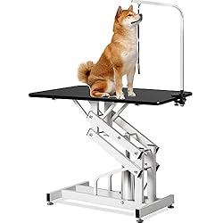 Hydraulic Pet Grooming Table for Large Dogs