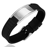 S.S (SportSpirit) Unisex Silicon Wrist Band Magnet Sports Bracelet