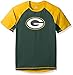 NFL Green Bay Packers Youth 8-20 Short Sleeve Rash Guard, Medium (10-12), Gold