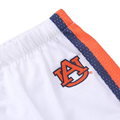 FAST ASLEEP NCAA Auburn Tigers Boys Toddler/Junior Football Uniform Pajamas, Size 2T, Navy/White