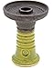 Hookah John Retro Harmony Clay Phunnel Bowl With Grommet And Shisha Shaped Air Fresher Green Gray Limestone