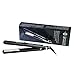 Professional Hair Flat Iron Titanium Straightener 1 Inch Floating Tourmaline Ceramic Heats Up Fast Plate Temperature Control 450℉Auto Shut Off, Matte Black, JINRI