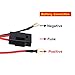 Glotech Led Spot Work Light (Wireless Remote Wiring Harness (2 lead))