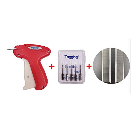 Clothes Tagging Gun, Price Tag Gun Kit with 6 Fine Needles and 2500 pcs Barbs Fasteners