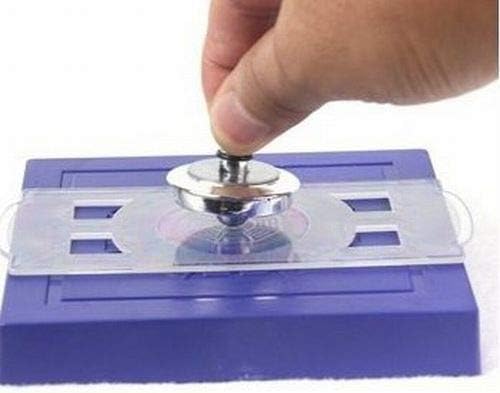 Amazon Happiest Ufoゴマ 玩具 空中浮遊コマ 磁力浮遊コマ 知育玩具 理科 科学 自由研究 ジャイロマジック ブルー マジック 手品 おもちゃ