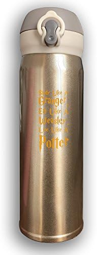 Study Like A Granger Eat Like A Weasley Live Like A Potter Cool Stainless Steel Water Bottle 500ml