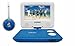 Sylvania SDVD7043-BLWHT 7-Inch Portable DVD Player with Matching Oversize Headphones (Blue)