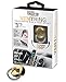 Aduro Cell Phone Ring Holder, 3 in 1 Universal Phone Ring Stand Car Holder, Finger Grip Phone Holder for iPhone, Samsung Phone and Smartphones (Gold)