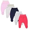 TupTam Baby Meisje Broekje met Voetje Set van 5