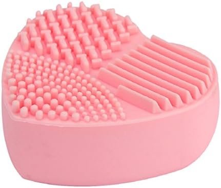 Mikey Store Silicone Gel Fashion Egg Cleaning Glove Makeup Washing Brush Scrubber Tool Cleaners (Pink)