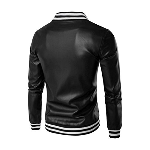 PHOTNO Men leather jacket
