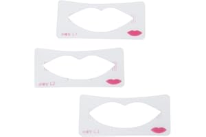 3 Style Lip Mouth Shaping Stencil Set Template Makeup Beauty Tool