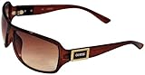 Guess Men's Gradient GU6677-BRN-34 Brown Rectangle Sunglasses