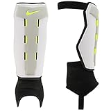 Nike Youth Charge Shinguard, White/Volt/Black