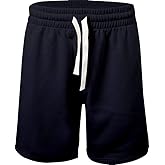 PROGO USA Men’s Shorts – Classic Fleece Workout Shorts - Men Shorts Casual with Elastic Waist