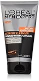 L'Oréal Paris Men's Expert Hydra Energetic Charcoal Cream Cleanser, 5 fl. oz.